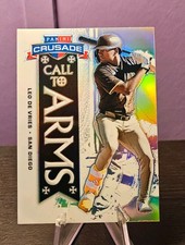 2025 Panini Crusade Leo De Vries Call To Arms Silver Prizm Prospect Card #23