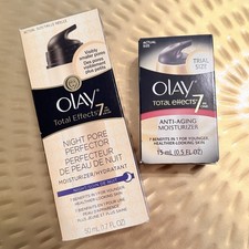 Lot of 2 Olay Total Effects 7 in 1 Night Pore Perfector Anti-Aging Moisturizer