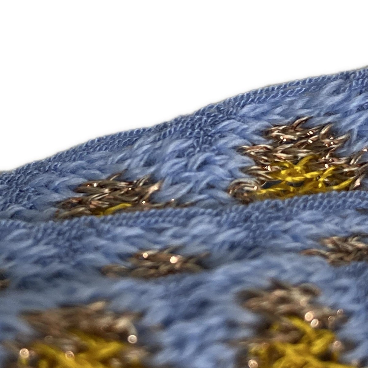 MISSONI - Light Blue Light gray Multi Wool Viscose Acryl Polyamide