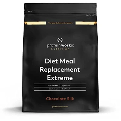 PROTEIN WORKS - Diet Meal Replacement Extreme Shake, 200 Calorie Meal, High