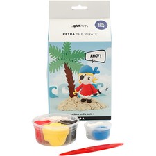 Funny Friends of Silk Clay, Petra the Pirate, 1 Set