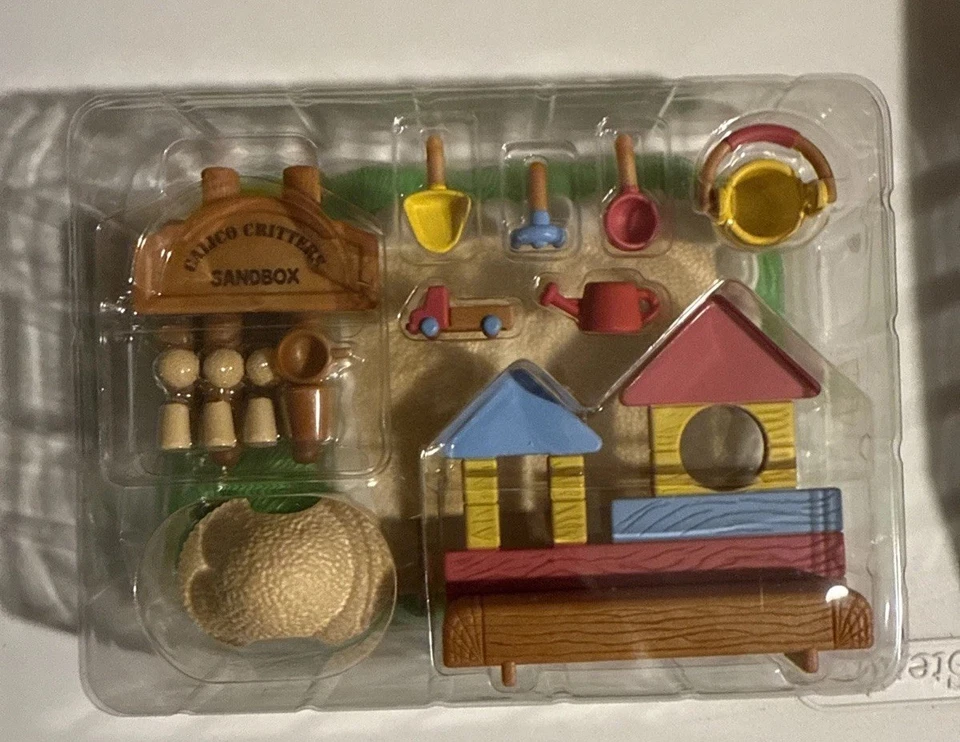 Juego de caja de arena Calico Critters Bullrush Frog todavía en caja muy raro Foto 2 de 4