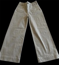 NWOT Maeve The Colette Anthropology Gray Wide Leg Pants Sz 25