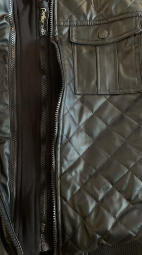 Chaqueta con Capucha Niños Pelle Pelle Cuero Negro Doble Cremallera 14/16 LEER - Imagen 12 de 20