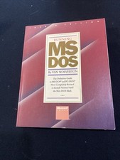 Running MS-DOS Fourth Edition 1989 Hardback b...