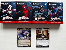 Magic The Gathering Spider-Man 4 mazzi di benvenuto NUOVI sigillati con DUE carte promozionali