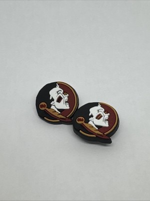Florida State University FSU Seminoles NOLES Shoe Croc Charm Set 2 SEC NCAA