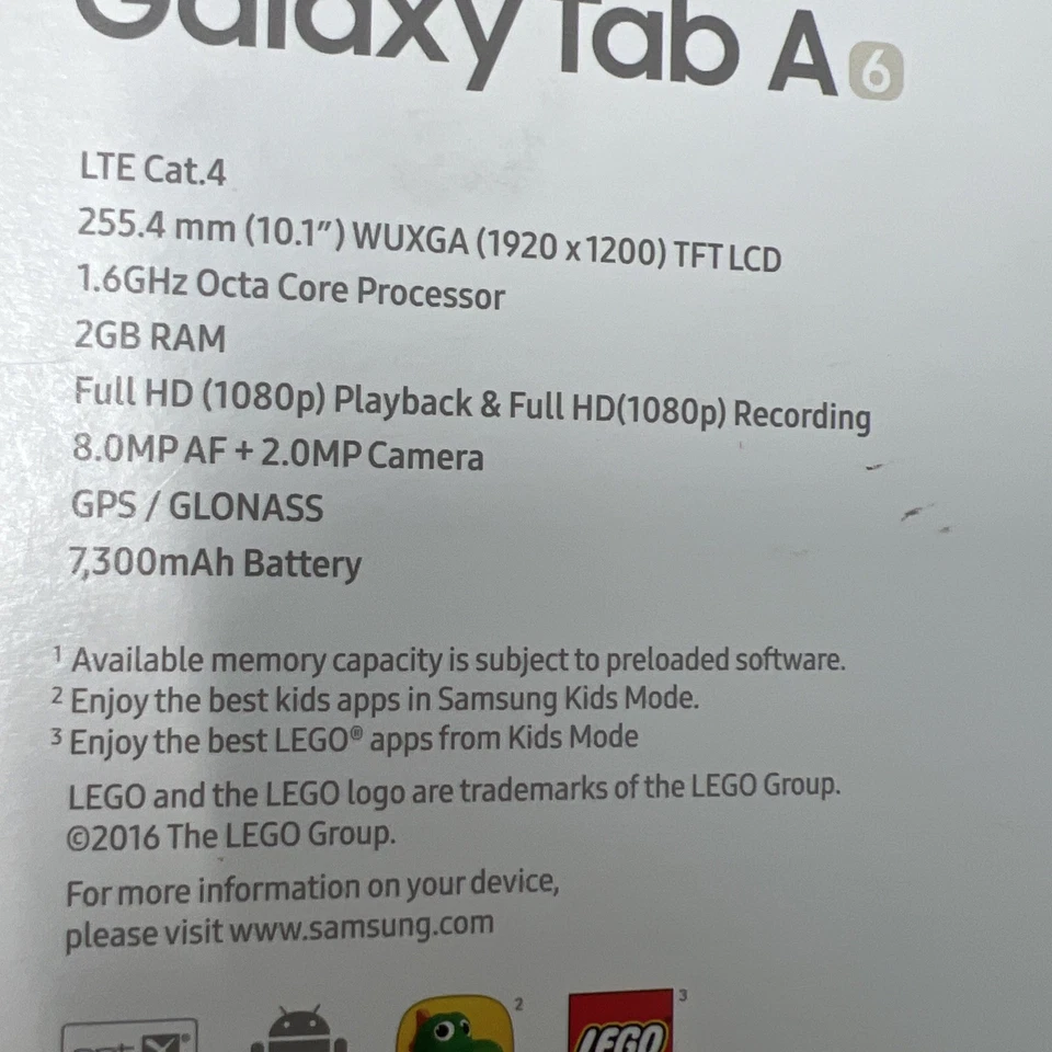Samsung Galaxy Tab A6 · 32GB · Cellular, photo 3 of 3