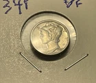 1934 mercury dime