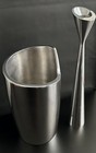 1998 Nambé Spiral Wine Chiller #6190 and  1994  Nambe CandleStick Holder #6047 — photo 2
