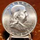 1958-D  90% Silver  Franklin Half Dollar BU Condition