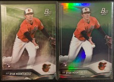 (2) Ryan Mountcastle 2021 Bowman Platinum ICE FOIL RC + Base Rookie #19 Orioles