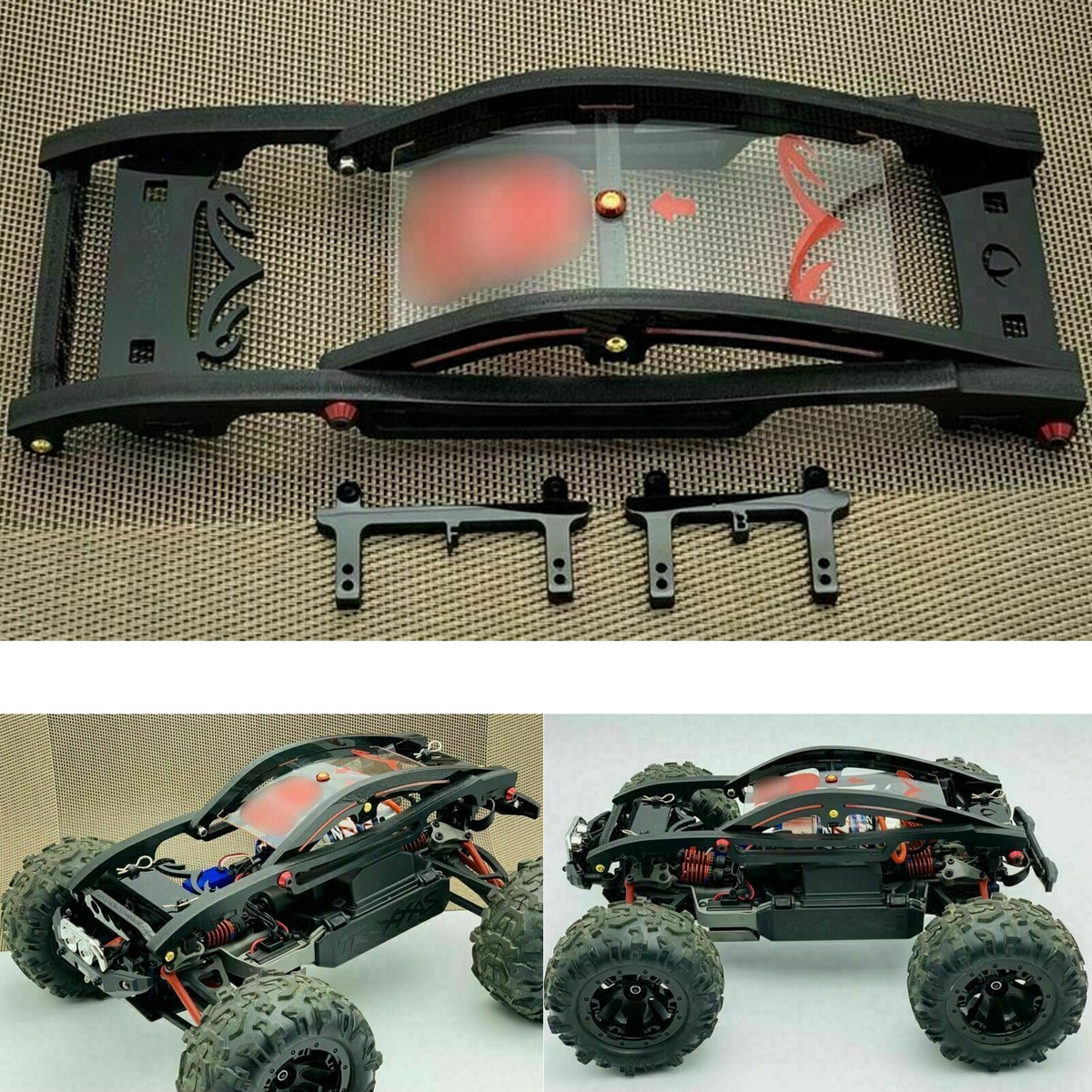 Nylon Roll Cage Body Protection Frame for TRAXXAS 1/16 RC EREVO E