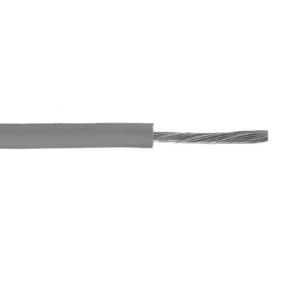 500' 12 AWG 65 Strands Tinned Copper Type SIS Switchboard Wire VW-1 600V Gray