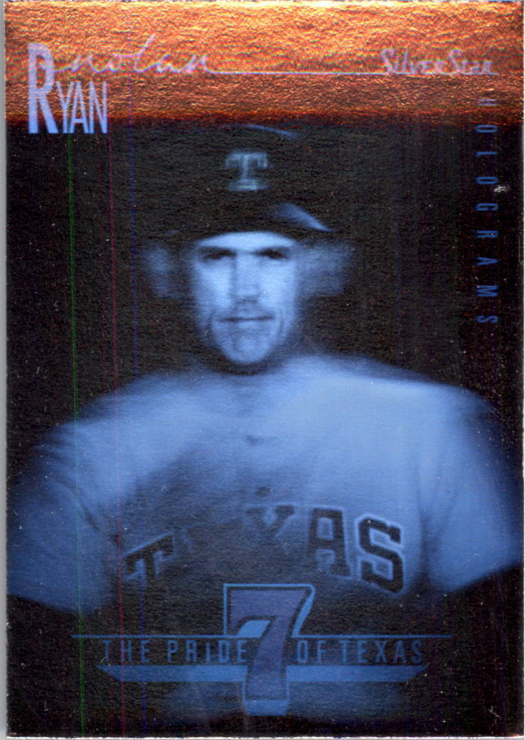 1991 SilverStar Holograms #2 Nolan Ryan Pride of Texas 1991 SilverStar Holograms #2 Nolan Ryan Pride of Texas