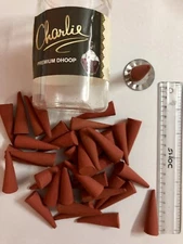 110 grams 1.6" PREMIUM CHARLIE DHOOP INCENSE CONES meditation puja Free Ship