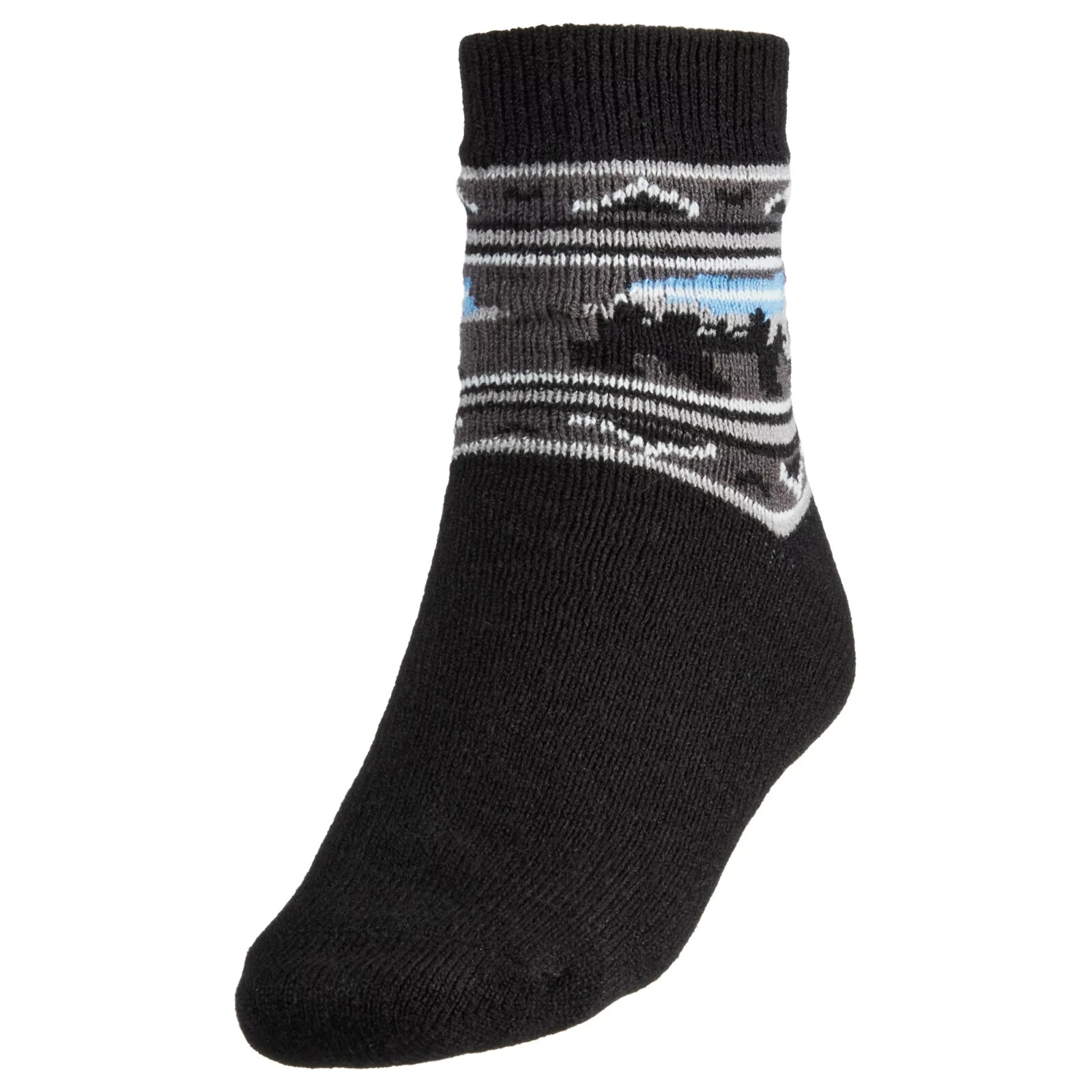 Мужские носки Northeast Outfitters Cozy Cabin Bear-Tec, черные, L