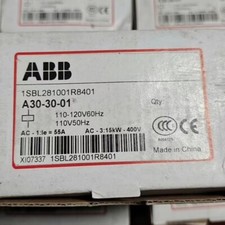 1pz ABB A30-30-01 Contattore 110V50Hz/110-120V60Hz 1SBL281001R8401