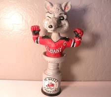 Vintage Rowdy Albany River Rats AHL Hockey Team Wedding Mascot Bobblehead Mascot