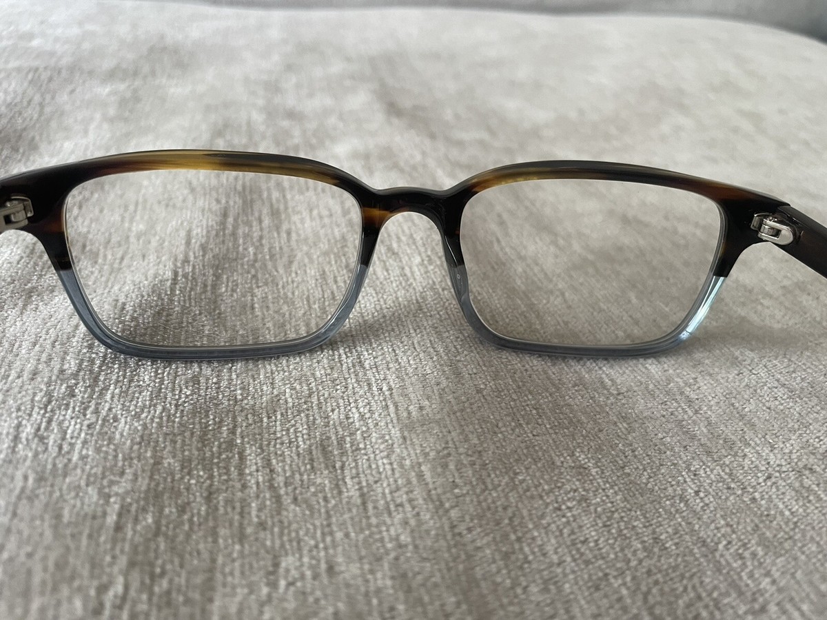 Warby‎ Parker Wilkie Reading Glasses In Greystone Brown/Blue Warburg Wilkie Eyeglasses in Greystone — Medium | Warby Parker main image 2