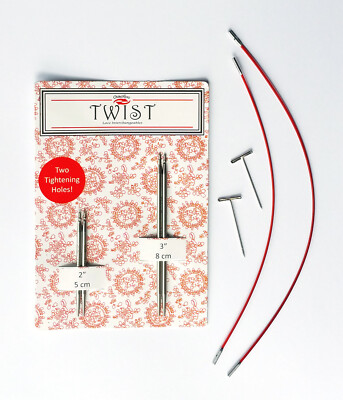 ChiaoGoo TWIST Shorties Combo Pack with 2 & 3 Inch Tips, 5 & 6 Inch Cables, Keys