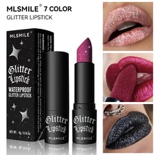 Wasserfester Glitzer-Lippenstift Makeup Langa...