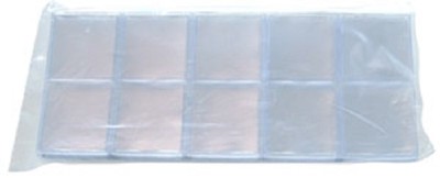 Coin Plastic Holders Sleeves Flips 1.5 x 1.5 UN Vinyl 100 Pack w/ Inserts Free 