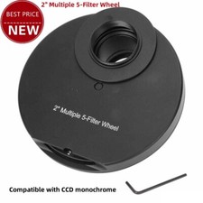 2" Multiple 5-Filter Wheel Metal Manual Filter Wheel for CCD Cam  Telescopes