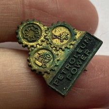 Vth Petroleum Oil Logo Hat Jacket Pin Tarnished