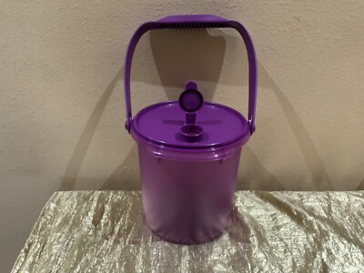 New Beautiful Round Tupperware Bucket/Container 5L Purple Color