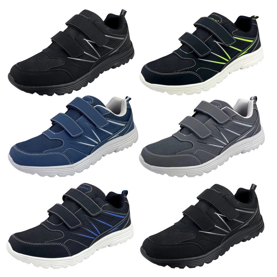 Herren Klettsneaker Übergröße Sneaker Sportschuhe Turnschuhe Klettverschluss - Bild 1 von 1