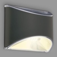 Briloner Led Aussen Wand-Solarleuchte Anthrazit, 4Xled 100X80X50Mm