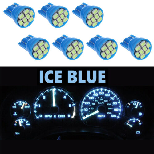 Gauge Cluster LED Dashboard Bulbs Ice Blue For Chevy Blazer S10 GMC Jimmy 01-05 - Picture 1 of 4
