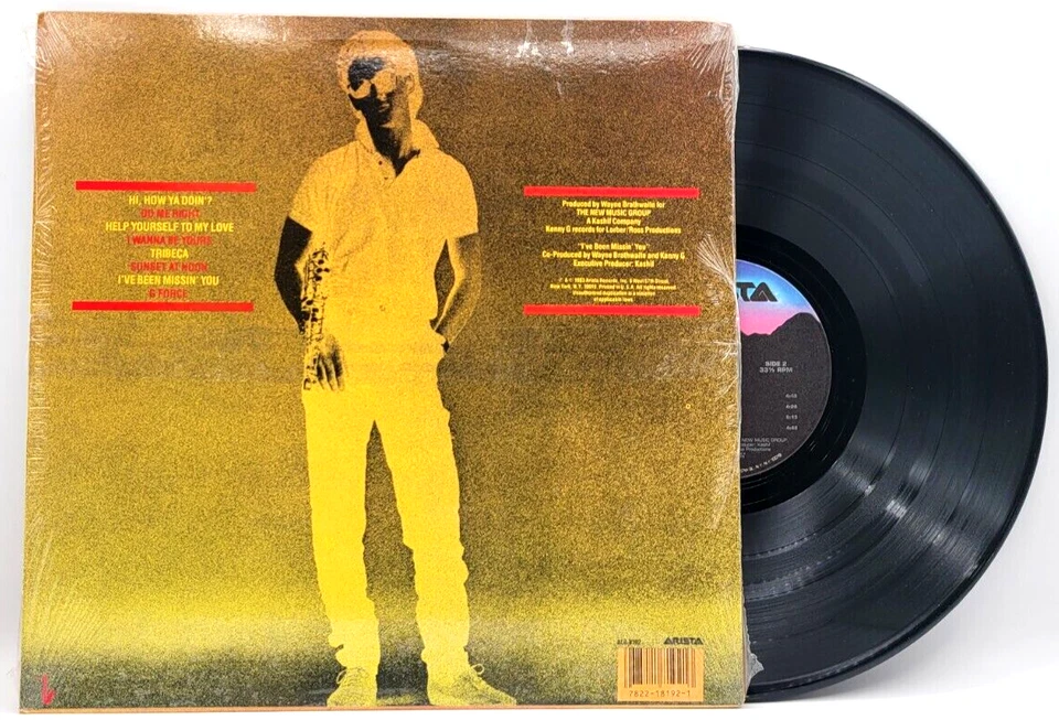 KENNY G - G FORCE - JAZZ SOUL LP ЗАПИСЬ В УСАДКЕ HYPE НАКЛЕЙКА ARISTA - Изображение 2 из 2