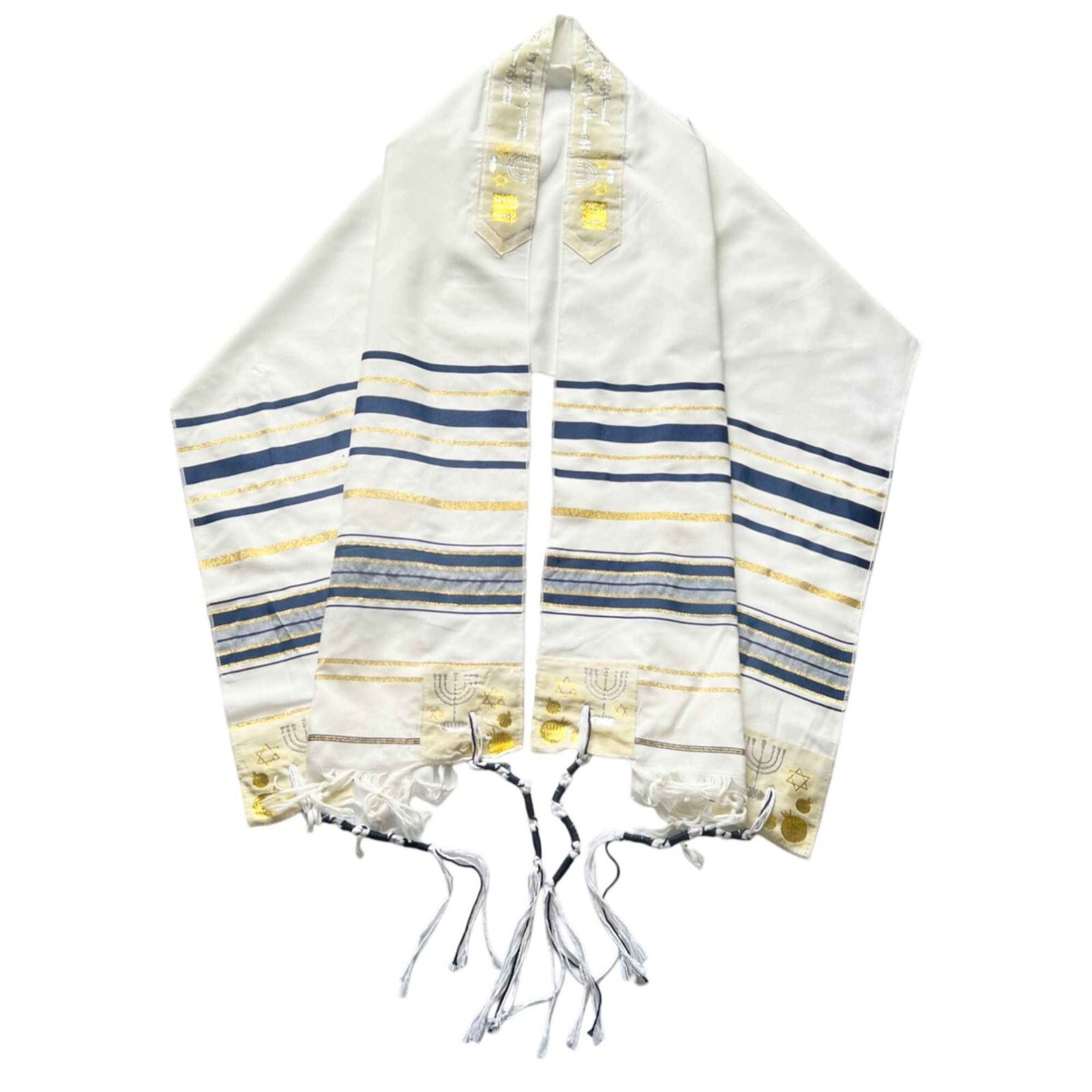 Talit Prayer Shawl - 72 X 22 Inch Messianic Tallit | India
