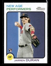 2022 Topps Heritage #NAP-23 Jarren Duran New Age Performers Rookie Red Sox