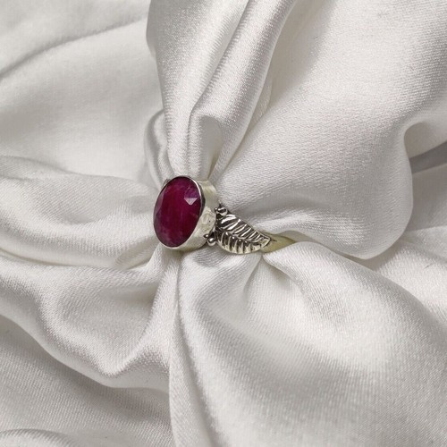 Ruby Gemstone 925 Sterling Silver ring, Jewelry Collection for women and men - Picture 2 of 5