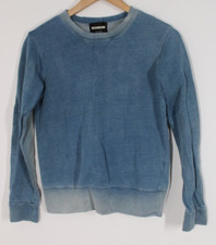 Monrow Mini 14 Blue French Terry Cotton Sweatshirt