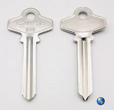 SC6 Key Blanks for ALPHA, Elixir, Lustre Line, Schlage, and others (2 Keys)