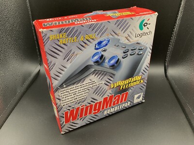 Logitech WingMan RumblePad Wired USB PC Game Controller Retro Gaming NEW w/w PS3
