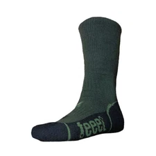 Feeet® Merino Hiker Ultra Wool Socks - Men's US S/M, L/XL - Olive/Black