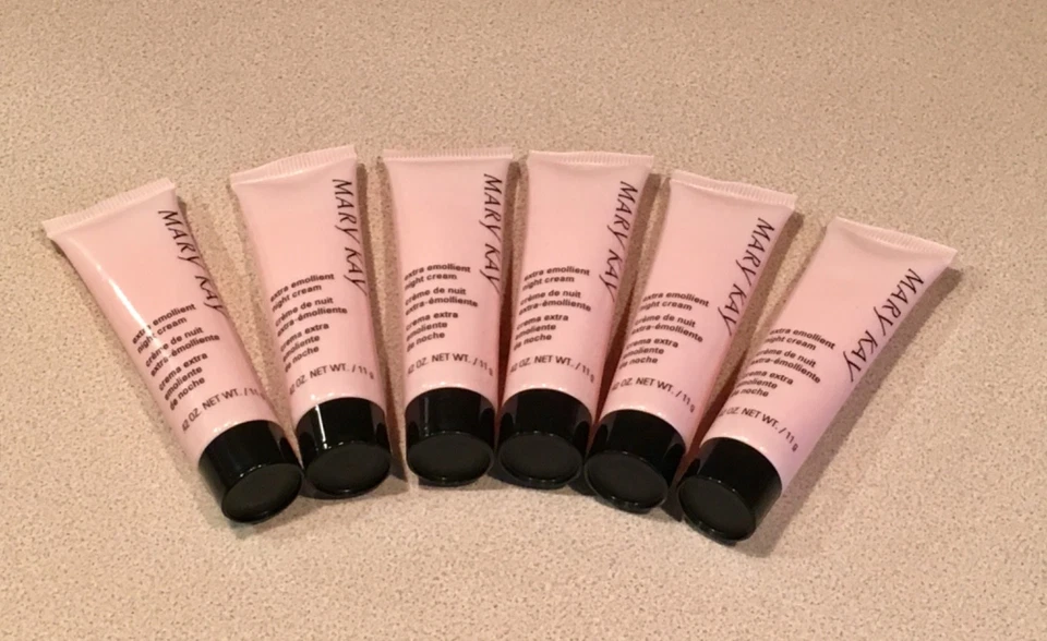 Mary Kay Extra Emollient Night Cream, Travel Size .42 oz. each-Lot of 6 - Image 3 of 3