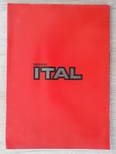 Morris Ital Range Brochure c.1981 - L  HL  HLS  Saloon  Estate