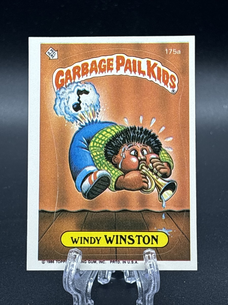 1986 Topps Garbage Pail Kid Windy Winston R28178 | eBay