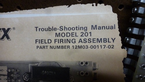 Reflex Model 201, 12M03-00117-02, Single Phase Field Firing Assembly *NEW* - Picture 3 of 4
