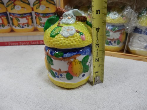 Vintage Porcelain Spice Set 7 Pieces - Picture 8 of 14