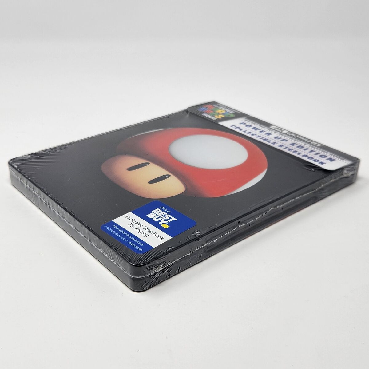 Super Mario Bros Movie Best Buy Exclusive Power Up Steelbook 4K Blu-Ray  Digital