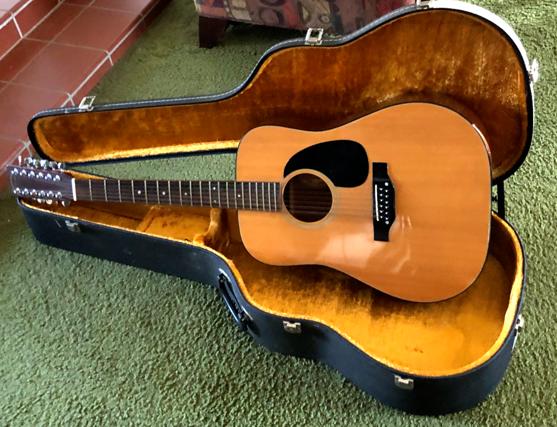 1984 TAKAMINE Acoustic Guitar Natural + Original Hard Shell