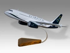 Airbus A320 Olympic Airways Desk Wood Airplane New Model Large Scale 1/100