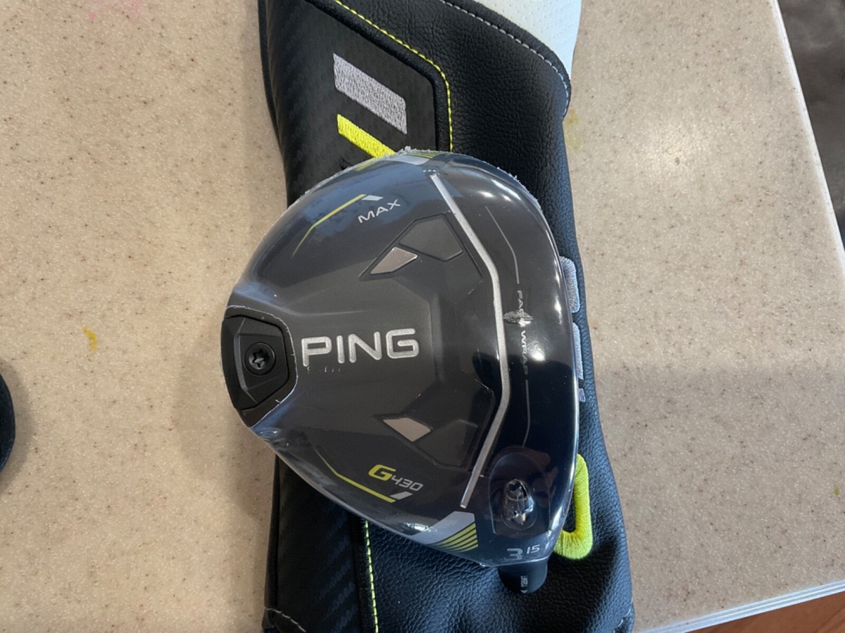 New PING G430 MAX 3 wood 15 ° Fairway Wood Head only with New PING G430 MAX 3 wood 15 ° Fairway Wood Head only with